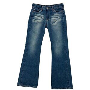 Vintage Lucky Brand Womens Blue Denim Flare Jeans Size 8/29